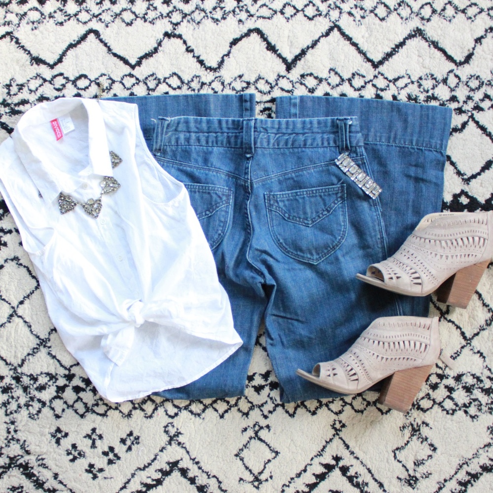 Old Navy Wide Leg Jeans | size 4